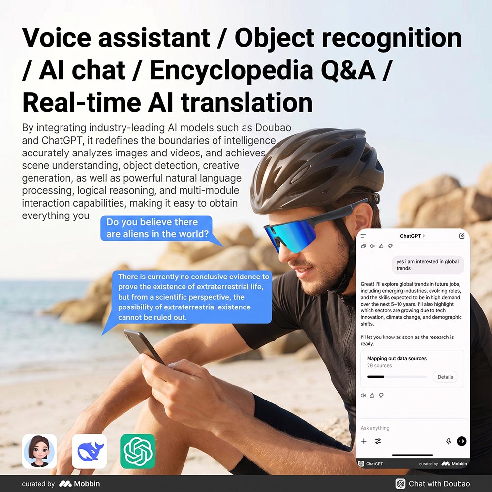 AI Smart Glasses HD Anti-Shake - Smart Glasses Lens 评论和价格