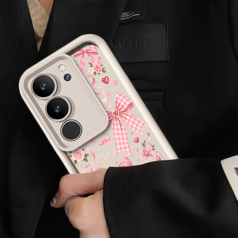 Bowknot Floral Design Phone Ca - Vivo X200 评论和价格