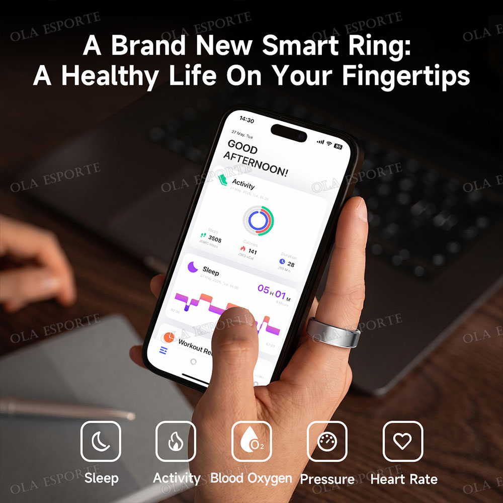 R09 Smart Ring Men Women with  - Temperature Ring Skin 评论和价格